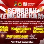 Semarak Kemerdekaan RI ke 80, Polres Karimun Gelar Berbagai Kegiatan di Coastal Area