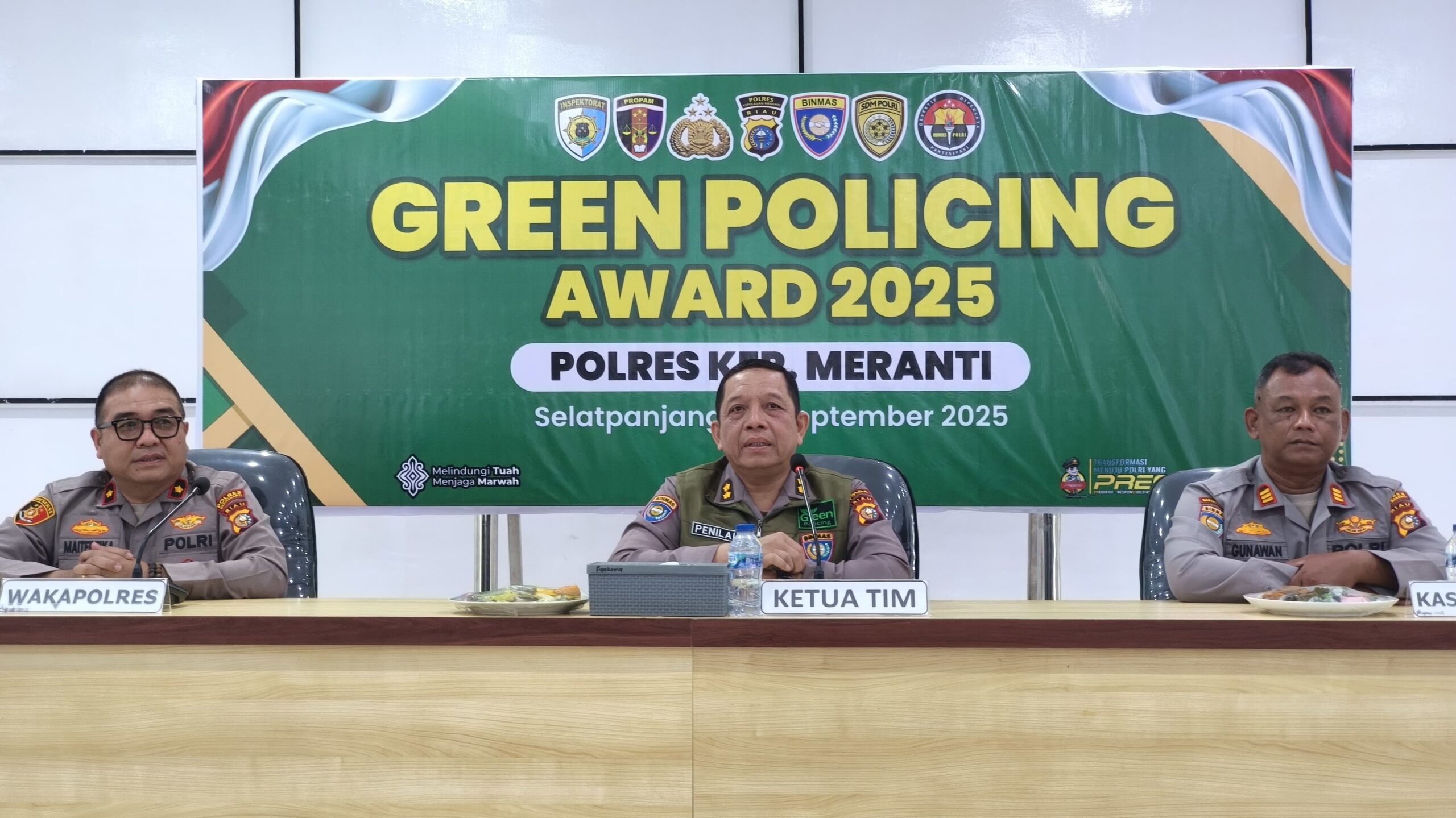 Tim Penilai Green Policing Award Kunjungi Polres Kepulauan Meranti