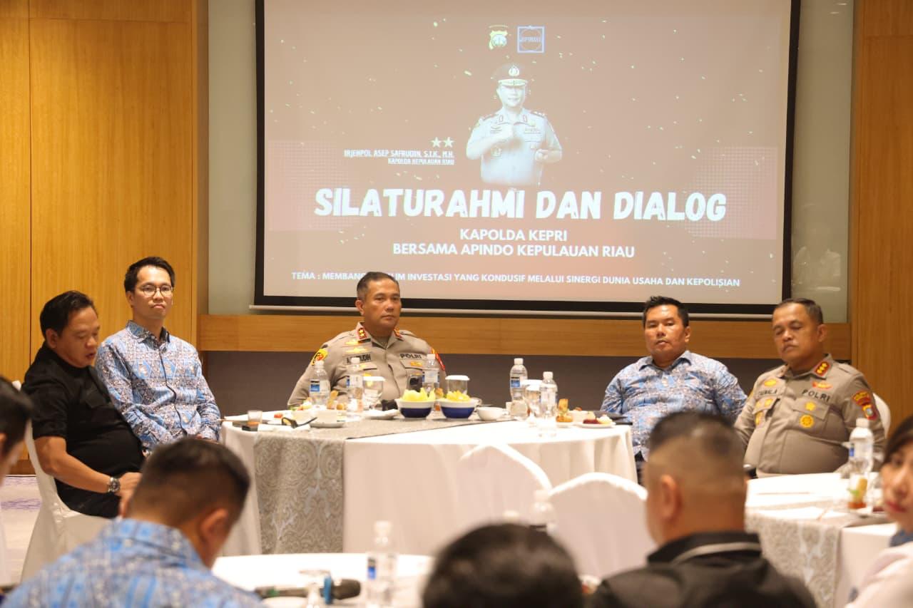 Kapolda Kepri Gelar Silaturahmi dan Dialog Bersama Pengurus Apindo Kepri