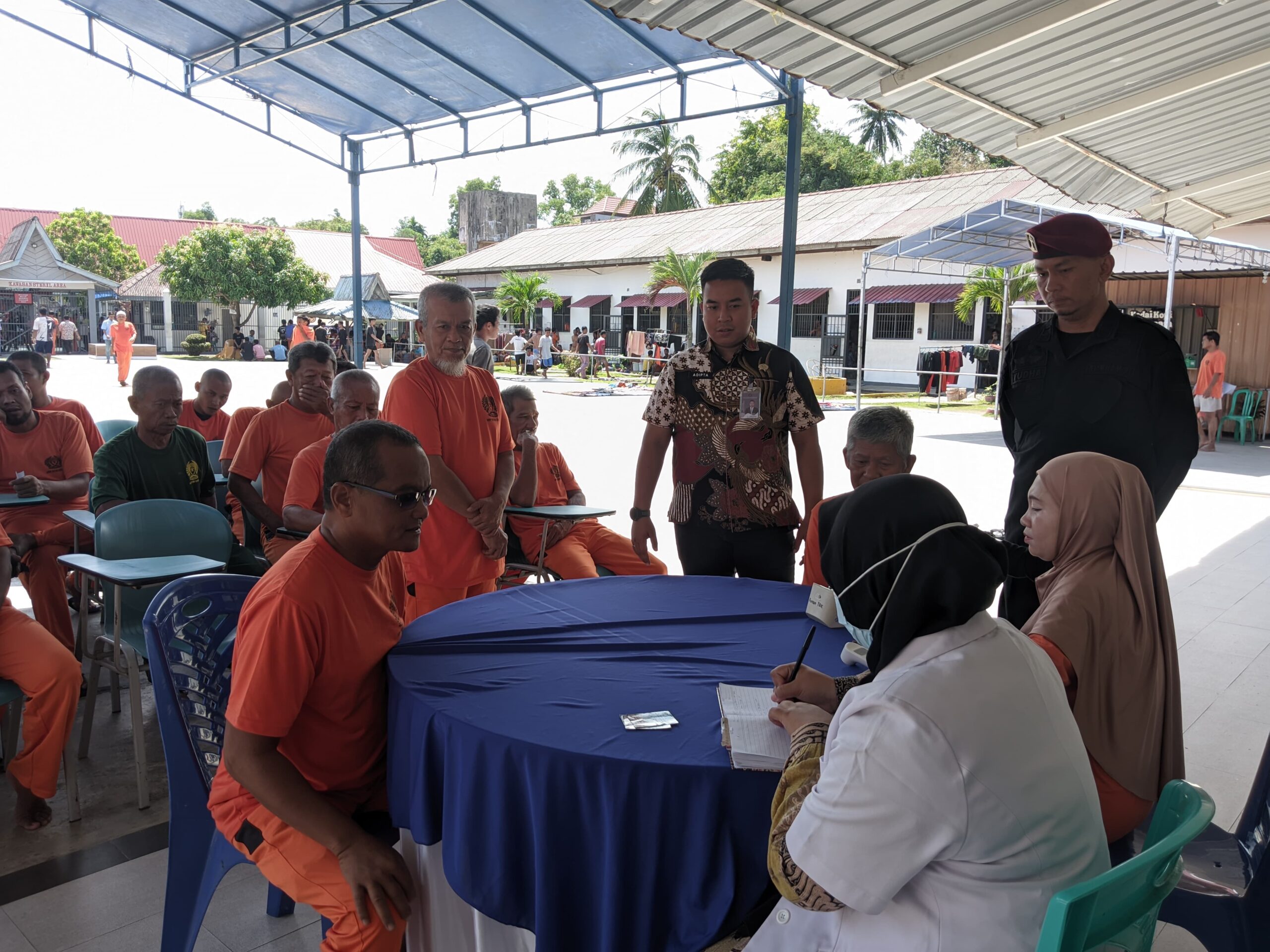 Rutan Karimun Hadirkan Pos Kesehatan Keliling di Blok Hunian