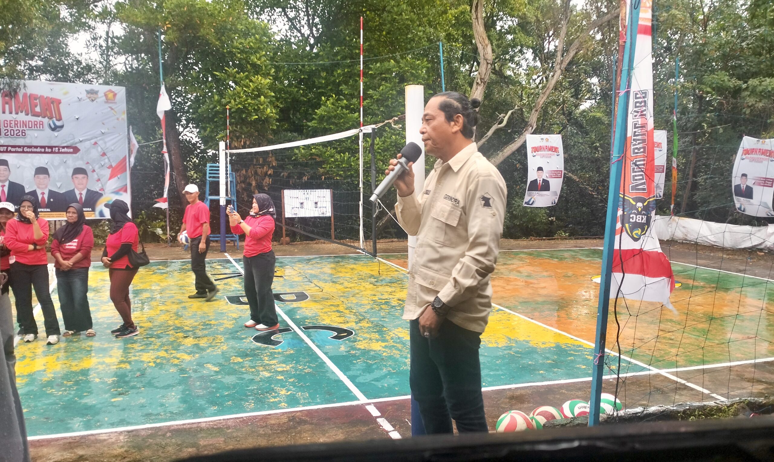 Zaizulfikar Buka Turnamen Bola Voli Gerindra CUP II 2026